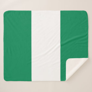 Patriottische Sherpa Blanket met de vlag van Niger Deken