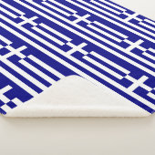 Patriottische Sherpa Blanket met Griekse vlag Sherpa Deken (3/4)