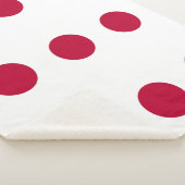 Patriottische Sherpa Blanket met Japanse vlag Deken (3/4)