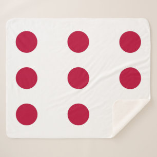 Patriottische Sherpa Blanket met Japanse vlag Sherpa Deken