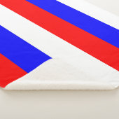 Patriottische Sherpa Blanket met Russische vlag Deken (3/4)