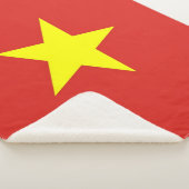 Patriottische Sherpa Blanket met Vietnam vlag Sherpa Deken (3/4)