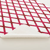 Patriottische Sherpa Blanket met vlag van Alabama, Sherpa Deken (3/4)