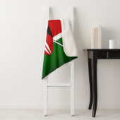 Patriottische Sherpa Blanket met vlag van Kenia Deken (In situ)