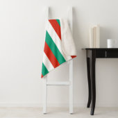 Patriottische Sherpa Deken met Bulgaarse vlag (In situ)