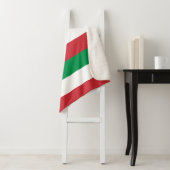 Patriottische Sherpa Deken met de Italiaanse vlag (In situ)
