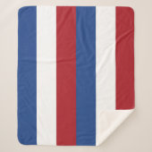 Patriottische Sherpa Deken met Nederlandse vlag (Voorkant)