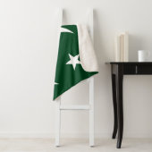 Patriottische Sherpa Deken met Pakistaanse vlag (In situ)