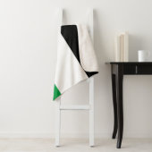 Patriottische Sherpa-deken met Palestijnse vlag Sherpa Deken (In situ)