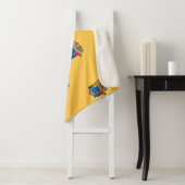 Patriottische Sherpa Deken met vlag van New Jersey (In situ)