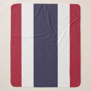 Patriottische Sherpa-deken met vlag van Thailand Sherpa Deken