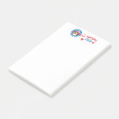 Patriottische Shetland Sheepdog Post-it® Notes (Schuin)