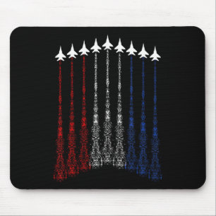 Patriottische shirts voor mannen Jet 4 juli shirts Muismat