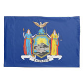 Patriottische Single Pillowcase vlag New York, Ver Kussensloop (Achterkant)