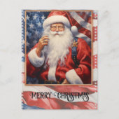 Patriottische Sinterklaas Waterverf Briefkaart (Voorkant)