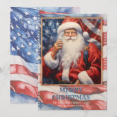 Patriottische Sinterklaas Waterverf Kaart (Voorkant / Achterkant)