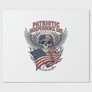 Patriottische Sjaal Rocker Old Glory Muziek Rock M Cadeaupapier