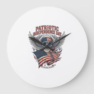 Patriottische Sjaal Rocker Old Glory Muziek Rock M Grote Klok