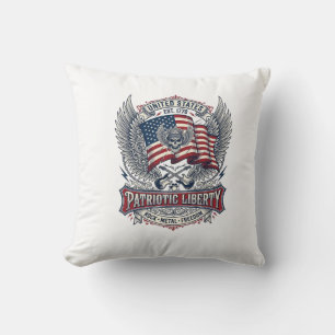 Patriottische Sjaal Rocker Old Glory Muziek Rock M Kussen