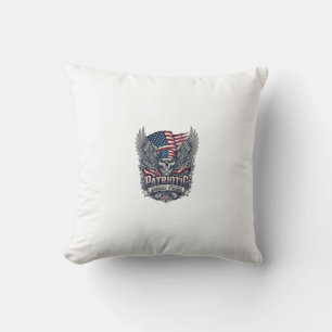 Patriottische Sjaal Rocker Old Glory Muziek Rock M Kussen