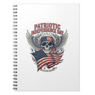 Patriottische Sjaal Rocker Old Glory Muziek Rock M Notitieboek