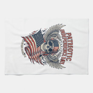 Patriottische Sjaal Rocker Old Glory Muziek Rock M Theedoek