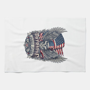 Patriottische Sjaal Rocker Old Glory Muziek Rock M Theedoek