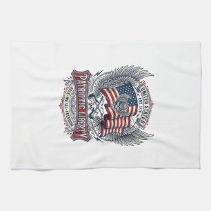 Patriottische Sjaal Rocker Old Glory Muziek Rock M Theedoek