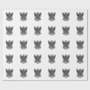 Patriottische Sjaal Rocker Oude Glorie Muziek Rock Cadeaupapier