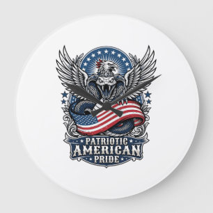 Patriottische Slang Schedel Vrijheid Beest Dier Hy Grote Klok