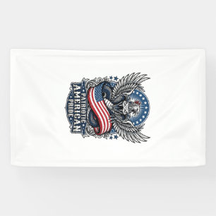 Patriottische Slang Schedel Vrijheid Beest Dier Hy Spandoek