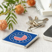 Patriottische sleutelhanger (Zijkant)