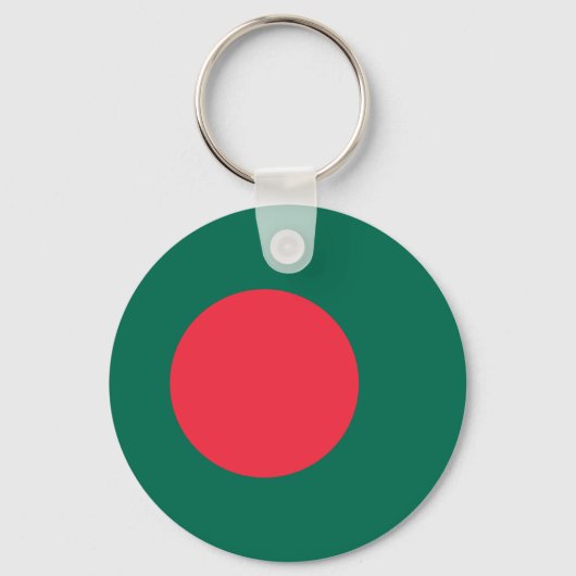 Patriottische sleutelhanger met vlag van Banglades (Voorkant)