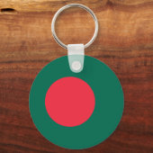 Patriottische sleutelhanger met vlag van Banglades (Voorkant)