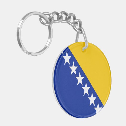 Patriottische Sleutelhanger van Bosnië en Herzegov (Voorkant Links)