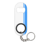 Patriottische sleutelring met vlag van de Republie Mini Flessenopener (Achterkant)