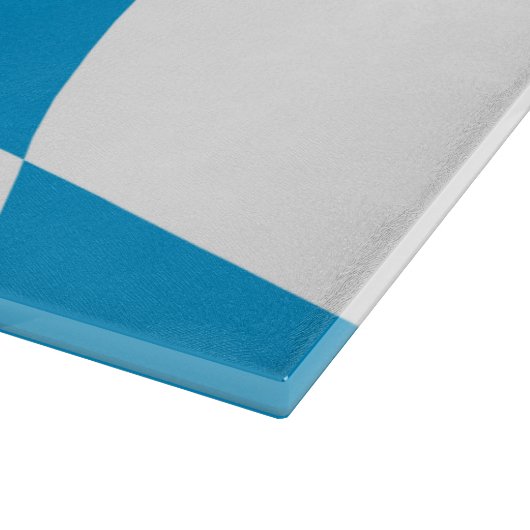 Patriottische snijplank met vlag van Beieren (Hoek)