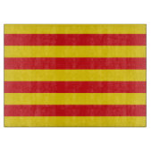 Patriottische snijplank met vlag van Catalonië (Voorkant)