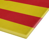 Patriottische snijplank met vlag van Catalonië (Hoek)