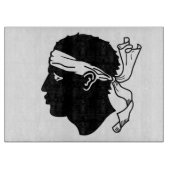 Patriottische snijplank met vlag van Corsica (Voorkant)