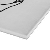 Patriottische snijplank met vlag van Corsica (Hoek)