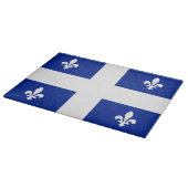 Patriottische snijplank met vlag van Quebec (Hoek)