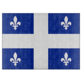Patriottische snijplank met vlag van Quebec (Voorkant)