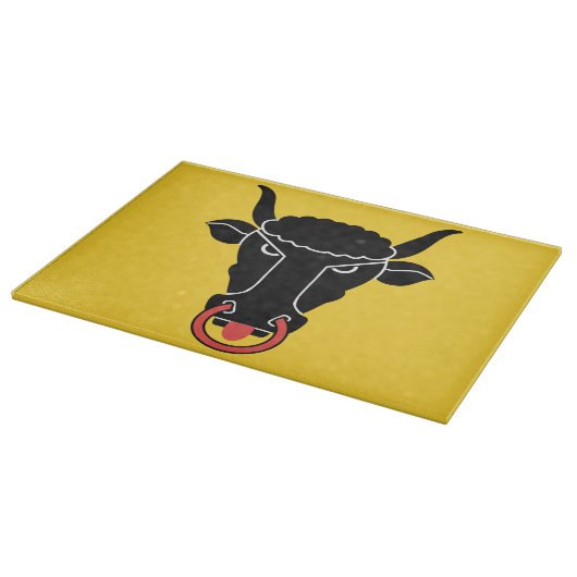 Patriottische snijplank met vlag van Uri (Hoek)