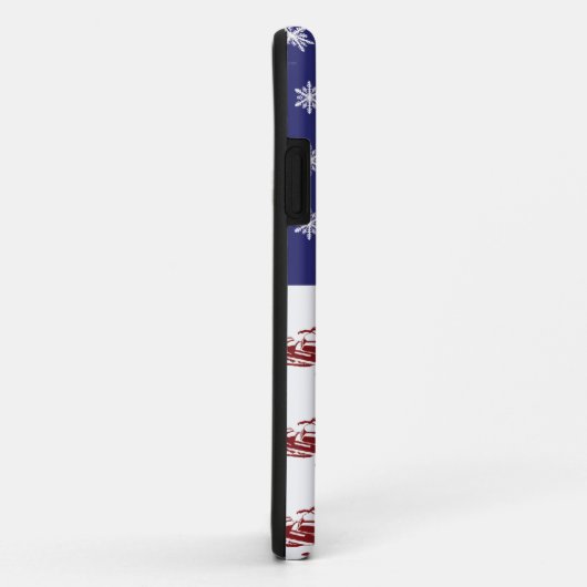 Patriottische Snowmobiling Case-Mate iPhone Case (Achterkant/rechts)