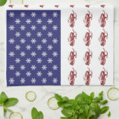 Patriottische Snowmobiling Theedoek (Gevouwen)