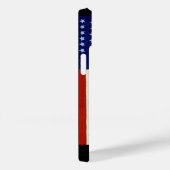  patriottische soldaat met Amerikaanse vlag Case-Mate iPhone Case (Achterkant / Rechts)