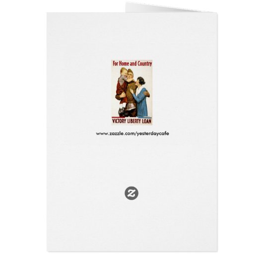  patriottische Soldaat voor Victory Liberty Loan (Achterkant)