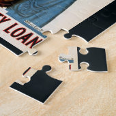 patriottische Soldaat voor Victory Liberty Loan Legpuzzel (Zijkant)