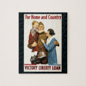 patriottische Soldaat voor Victory Liberty Loan Legpuzzel (Verticaal)